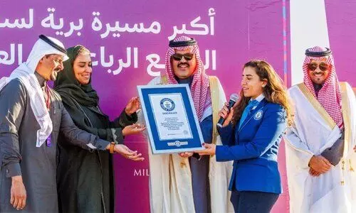 ലോക റെക്കോർഡ് തിരുത്തി ഹാഇൽ; ലോകത്തെ ഏറ്റവും വലിയ ഫോർ വീൽ ഡ്രൈവ് പരേഡ്