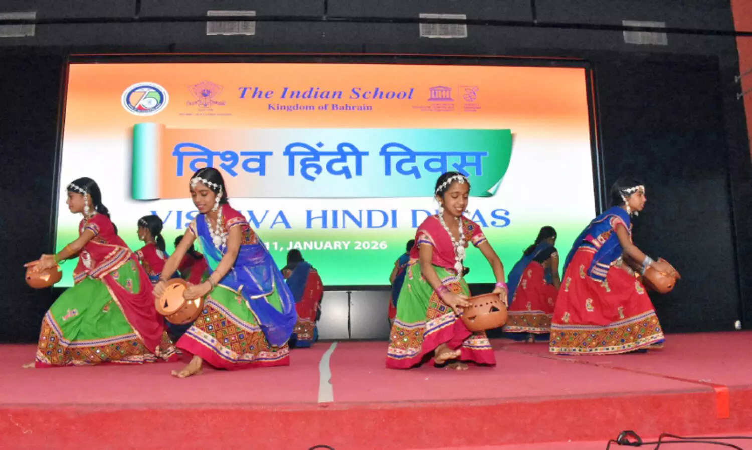 ഇന്ത്യൻ സ്കൂൾ വിശ്വ ഹിന്ദി ദിവസ് ആഘോഷിച്ചു
