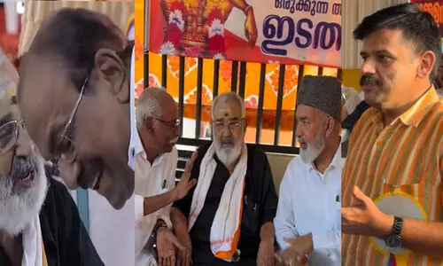 ഇതാണ് യാഥാർഥ മലപ്പുറം സ്റ്റോറി, സജി ചെറിയാൻമാർ കാണേണ്ട കാഴ്ച;  പൊന്നാനി കണ്ടകുറുമ്പക്കാവിലെ മാനവസൗഹൃദസമ്മേളനം ഓർമിപ്പിച്ച് സന്ദീപ് വാര്യർ