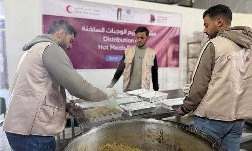 ഗസ്സക്ക് സഹായവുമായി ഖത്തർ