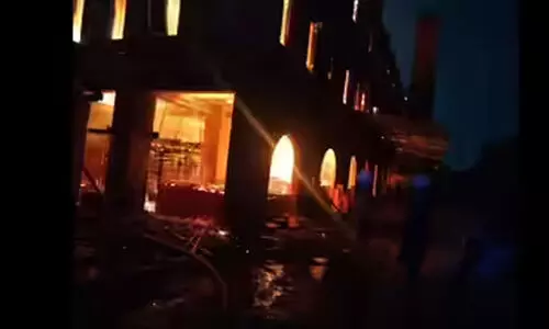 ഓ​ട് ക​മ്പ​നി​യി​ൽ തീ​പി​ടി​ത്തം