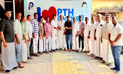 കൊടുവള്ളി പി.ടി.എച്ചിന് കെ.എം.സി.സി ഫണ്ട്‌ കൈമാറി