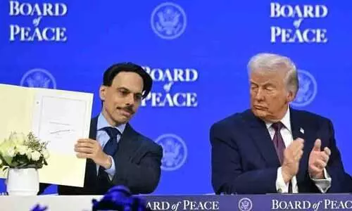 ഗസ്സ പുനർനിർമാണം: ‘സമാധാന കൗൺസിൽ’ കരാറിൽ സൗദി ഒപ്പുവെച്ചു ഗസ്സ പുനർനിർമാണം: ‘സമാധാന കൗൺസിൽ’ കരാറിൽ സൗദി ഒപ്പുവെച്ചു