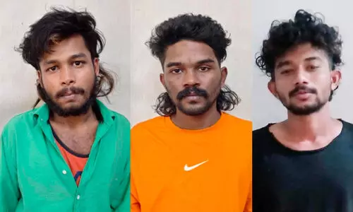 ഫ്ലാറ്റിൽ കവർച്ച: മൂന്നു പ്രതികൾ പിടിയിൽ