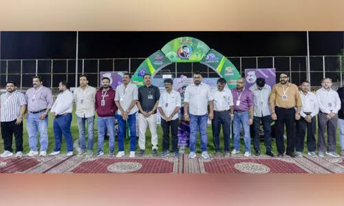 യാം​ബു കെ.​എം.​സി.​സി മെ​ഗാ സെ​വ​ൻ​സ് ഫു​ട്ബാ​ൾ ടൂ​ർ​ണ​മെ​ന്റി​ന് തു​ട​ക്കം