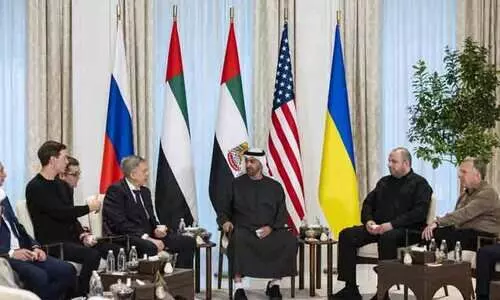 യുക്രൈൻ-റഷ്യ യുദ്ധം; അബൂദബിയിൽ ത്രികക്ഷി ചർച്ച പൂർത്തിയായി