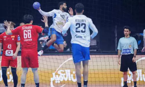 ഹാൻഡ്ബാൾ യോഗ്യത മൽസരം; ജപ്പാനു മുന്നിൽ അടിപതറി കുവൈത്ത് ഹാൻഡ്ബാൾ യോഗ്യത മൽസരം; ജപ്പാനു മുന്നിൽ അടിപതറി കുവൈത്ത്