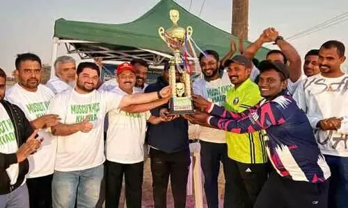 കെ.​എം.​സി.​സി ഖ​ദ​റ ക്രി​ക്ക​റ്റ്; ബി​ല്ലാ ക്രി​ക്ക​റ്റ് ക്ല​ബ് ജേ​താ​ക്ക​ൾ