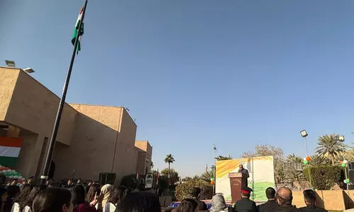 സൗദിയിൽ ഇന്ത്യയുടെ 77-ാം റിപ്പബ്ലിക് ദിനം ആഘോഷിച്ചു