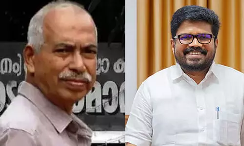 രാഗേഷിന് മറുപടിയുമായി വി.കുഞ്ഞികൃഷ്ണൻ; പാർട്ടിയെ യോജിപ്പിച്ച് നിർത്തുന്നതിൽ തന്‍റെ ഭാഗത്ത് നിന്ന് എന്ത് വീഴ്ച വന്നുവെന്ന് തന്നോട് പറയേണ്ടതല്ലേ?