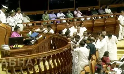 Kerala Assembly Protest
