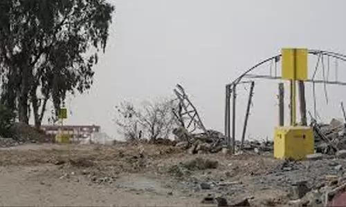 മരണം മഞ്ഞ നിറം നൽകിയ ഗസ്സയിലെ പുതിയ അതിർത്തി മരണം മഞ്ഞ നിറം നൽകിയ ഗസ്സയിലെ പുതിയ അതിർത്തി