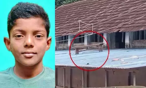 സ്കൂളിന് മുന്നിലെ വൈദ്യുതി ലൈനിൽനിന്ന് ഷോക്കേറ്റ് മരിച്ച മിഥുന്‍റെ കുടുംബത്തിന് വീടായി...; കുടിലിലെ ചുവരിൽ അവൻ വരച്ച അതേ സ്വപ്ന വീട്...