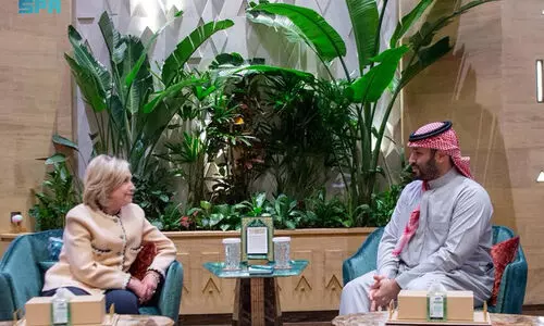 സൗദി കിരീടാവകാശി ഹിലരി ക്ലിൻറണുമായി കൂടിക്കാഴ്ച നടത്തി