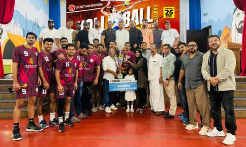 വോ​ളി​ബാ​ൾ ടൂ​ർ​ണ​മെ​ന്റ്​; പാ​റ​ക്ക​ട​വ് ജേ​താ​ക്ക​ൾ