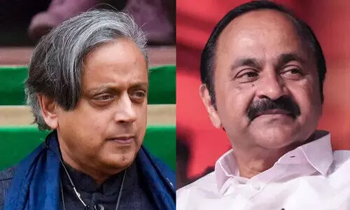 യു.ഡി.എഫ് തെരഞ്ഞെടുപ്പ് കാമ്പയിൻ മുൻനിരയിൽ ശശി തരൂരുണ്ടാവും; 140 മണ്ഡലങ്ങളിലും പ്രചാരകനാകും -വി.ഡി സതീശൻ യു.ഡി.എഫ് തെരഞ്ഞെടുപ്പ് കാമ്പയിൻ മുൻനിരയിൽ ശശി തരൂരുണ്ടാവും; 140 മണ്ഡലങ്ങളിലും പ്രചാരകനാകും -വി.ഡി സതീശൻ