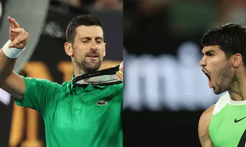 ആസ്ട്രേലിയൻ ഓപൺ ഫൈനലിൽ അൽകാരസ്-ജോക്കോവിച്ച് പോരാട്ടം ആസ്ട്രേലിയൻ ഓപൺ ഫൈനലിൽ അൽകാരസ്-ജോക്കോവിച്ച് പോരാട്ടം