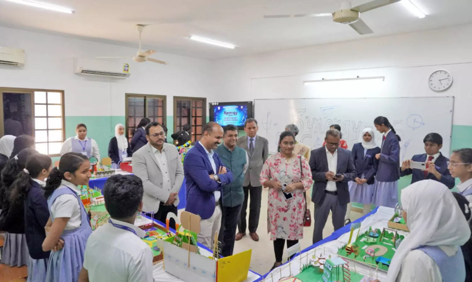 സിനർജി 2025-26’ ശാസ്ത്ര -ഗണിത പ്രദർശനം സംഘടിപ്പിച്ചു