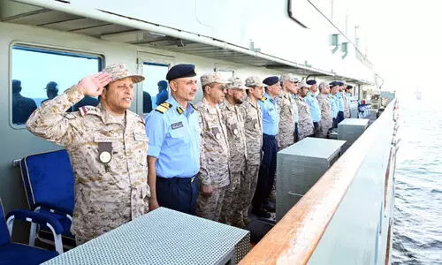 സംയുക്ത അഭ്യാസപ്രകടനവുമായി ഒമാൻ-സൗദി നാവികസേന