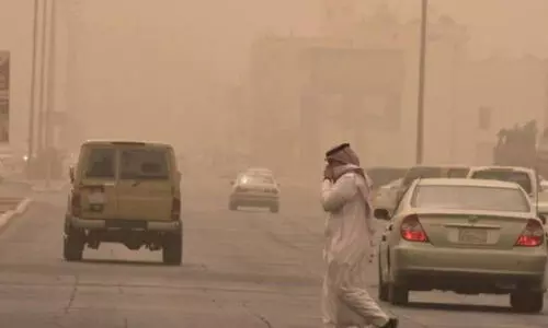 സൗദിയിൽ ശക്തമായ പൊടിക്കാറ്റിനും മഴക്കും സാധ്യത