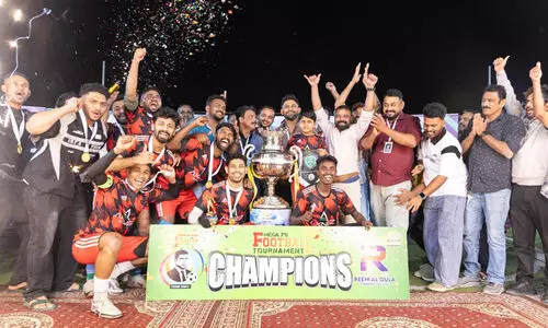 കെ.എം.സി.സി യാംബു മെഗാ സെവൻസ് ഫുട്ബാൾ ടൂർണമെന്റ്; അക്നെസ് എഫ്.സി ടീമിന് കിരീടം
