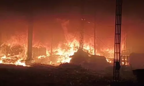 പ്ലൈവുഡ് ഫാക്ടറിയിൽ വൻ തീപിടിത്തം