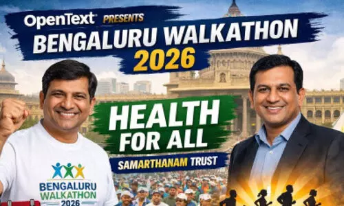 എ​ല്ലാ​വ​ർ​ക്കും ആ​രോ​ഗ്യം: ഓ​പ്പ​ൺ​ടെ​ക്സ്റ്റ് ബം​ഗ​ളൂ​രു വാ​ക്ക​ത്ത​ൺ