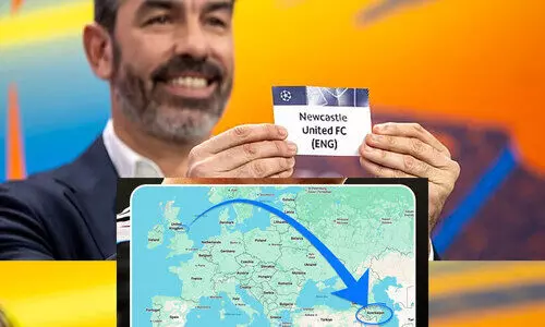 പറന്ന് പറന്നൊരു കളി ; യുവേഫ ചാമ്പ്യൻസ് ലീഗ് ​േപ്ല ഓഫിൽ 5000 മൈൽ ചലഞ്ചുമായി കരബാഗ്-ന്യൂകാസിൽ