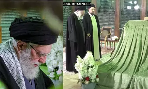 അമേരിക്കയുടെ യുദ്ധ ഭീഷണിക്കിടെ പൊതുവിടത്തിൽ പ്രത്യക്ഷപ്പെട്ട് ഖാംനഈ; ‘അമേരിക്ക തുടങ്ങിയാൽ ഇത്തവണ അത് പ്രാദേശിക യുദ്ധമായി മാറും...’