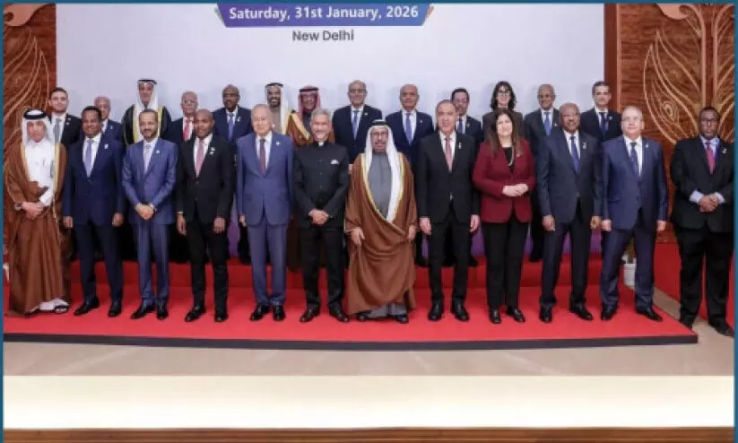 ര​ണ്ടാ​മ​ത് അ​റ​ബ്-​ഇ​ന്ത്യ സ​ഹ​ക​ര​ണ ഫോ​റ​ത്തി​ൽ പ​ങ്കെ​ടു​ത്ത് ബ​ഹ്റൈ​ൻ