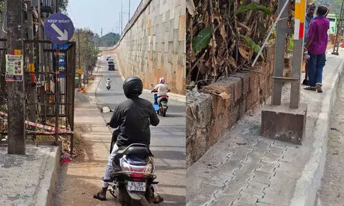 ദേശീയപാത വികസനം; നടപ്പാതകളും സർവിസ് റോഡുകളും മാനദണ്ഡങ്ങൾ പാലിക്കാതെയാണെന്ന് ആരോപണം