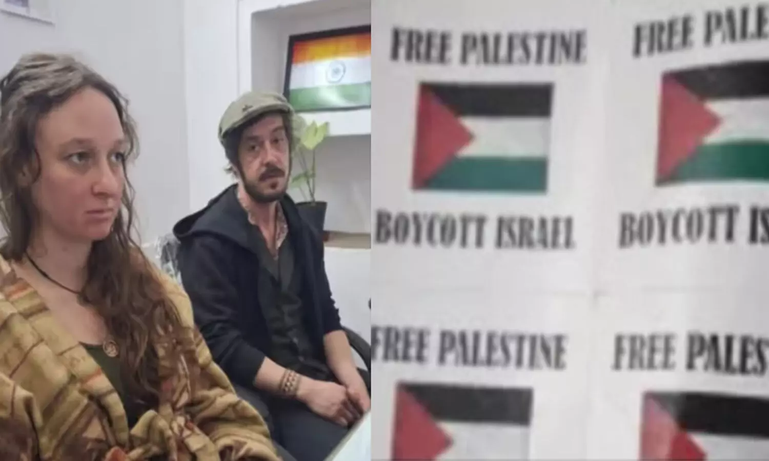 ഇസ്രായേലിനെതിരെ മുദ്രാവാക്യം; രണ്ട് ബ്രിട്ടീഷ് പൗരന്മാരോട് ഇന്ത്യ വിട്ടുപോകാൻ നിർദേശം