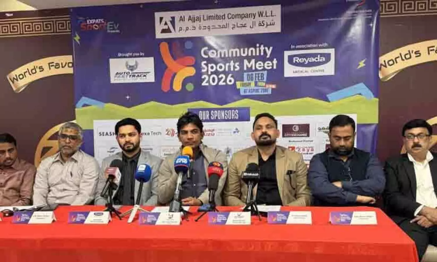 എ​ക്സ്പാ​റ്റ്സ് സ്പോ​ര്‍ട്ടി​വ് ക​മ്യൂ​ണി​റ്റി സ്പോ​ര്‍ട്സ് മീ​റ്റ് വെ​ള്ളി​യാ​ഴ്ച