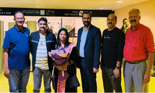 തൊണ്ണൂറുകളുടെ ‘ചിന്ന ചിന്ന’ സ്വരം റിയാദിലെത്തി; മിൻമിനിക്ക്​ ഊഷ്​മള സ്വീകരണം