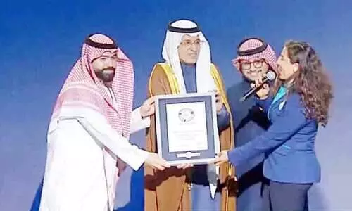 ഗി​ന്ന​സ് റെ​ക്കോ​ർ​ഡ് തി​ള​ക്ക​ത്തി​ൽ സൗ​ദി മീ​ഡി​യ ഫോ​റം