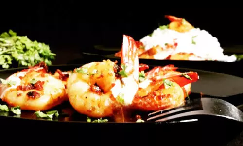 garlic prawns
