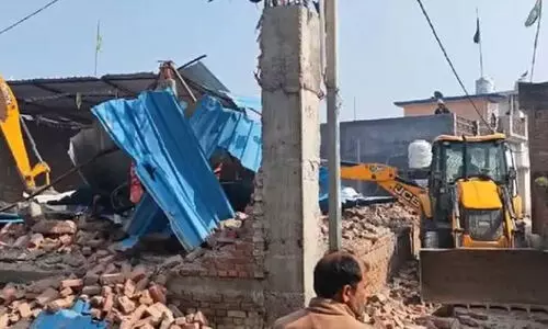 ബറേലിയിൽ പള്ളി പൊളിച്ചു