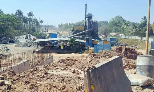 ദേശീയപാത നിർമാണപ്രവൃത്തി: പൊടിശല്യം രൂക്ഷമായി