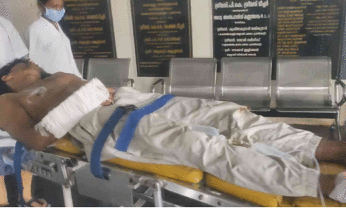 അലങ്കാര വിളക്ക് സ്ഥാപിക്കുന്നതിനിടെ ഒരാൾക്ക് ഷോക്കേറ്റു