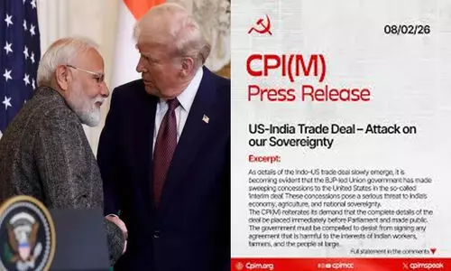 ഇന്ത്യ-യു.എസ് വ്യാപാര കരാർ പരമാധികാരത്തിനു നേരെയുള്ള ആക്രമണമെന്ന് സി.പി.ഐ.എം