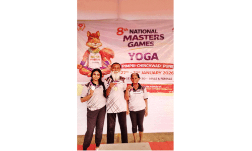 ദേശീയ യോഗ മത്സരം: ഒരു കുടുംബത്തിലെ മൂന്ന് പേർക്ക് മെഡൽ