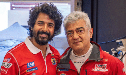 റേസിങ് ട്രാക്കിലെ തലക്കരുത്ത്; അജിത്തിനൊപ്പമുള്ള ചിത്രം പങ്കുവെച്ച് ശിവകാർത്തികേയൻ