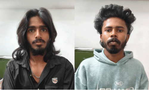 കുട്ടികളെ മർദിച്ച് പണം കവർന്ന രണ്ടു പേർ പിടിയിൽ