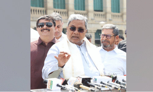 നേ​തൃ​മാ​റ്റം;  കോ​ൺ​ഗ്ര​സ് ഹൈ​ക​മാ​ൻ​ഡി​ന്‍റെ   തീ​രു​മാ​നം അ​ന്തി​മം -സി​ദ്ധ​രാ​മ​യ്യ