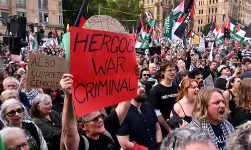 ഇസ്രായേൽ ​പ്രസിഡന്‍റിന്‍റെ സന്ദർശനം: ആസ്ട്രേലിയയിൽ വൻ പ്ര​ക്ഷോഭം