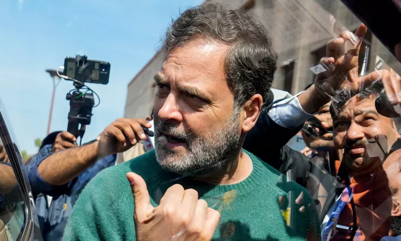 ‘ഭരണകക്ഷിയുടെ തൊഴിലാളികളെ പോലെ പെരുമാറരുത്’; മാധ്യമപ്രവർത്തകരോട് ക്ഷുഭിതനായി രാഹുൽ ഗാന്ധി ‘ഭരണകക്ഷിയുടെ തൊഴിലാളികളെ പോലെ പെരുമാറരുത്’; മാധ്യമപ്രവർത്തകരോട് ക്ഷുഭിതനായി രാഹുൽ ഗാന്ധി