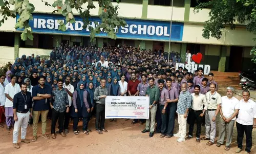 രോഗികളുടെ കണ്ണീരൊപ്പാൻ ഇർശാദ് ഹൈസ്കൂൾ വിദ്യാർഥികൾ