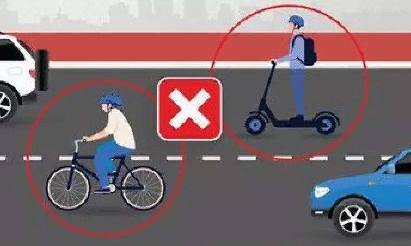 സൈക്കിളും ഇ- സ്കൂട്ടറും റോഡിലിറക്കരുത് സൈക്കിളും ഇ- സ്കൂട്ടറും റോഡിലിറക്കരുത്