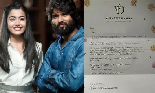 വിജയ് ദേവരകൊണ്ട-രശ്മിക വിവാഹം ഫെബ്രുവരി 26നോ? വൈറലായി വിവാഹക്ഷണക്കത്ത്