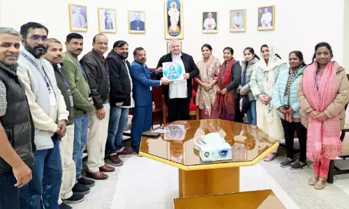 മി​ഷ​ൻ മ​ദ​ർ മേ​രി മി​ഷ​ൻ ഗ്രൂ​പ് ലോ​ഗോ പ്ര​കാ​ശ​നം